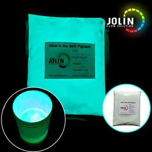 Bubuk Glow In Dark Luminophore, Pigmen Digunakan untuk Cat Lapisan Neon, Tinta Menyala Dalam Gelap Resin Nomor Rumah