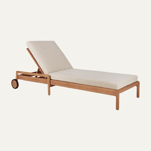 Tumbona de Madera de Teca Moderna y Lujosa para Exteriores, Silla Reclinable para Piscina, Muebles de Exportación Hechos a Mano para Hoteles, Villas, Jardines y Patios - Product Image 2