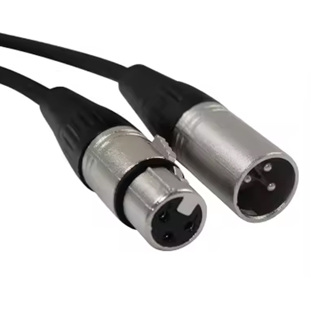 Customized 3 Pin XLR Male to Female XLR Microphone Cable for Audio Recording Studio Speaker