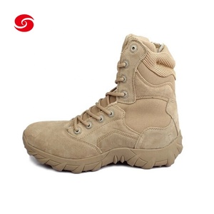 China XinXing <strong>Tactical</strong> Khaki Suede Leather Security Desert <strong>Tactical</strong> <strong>Boot</strong> Desert <strong>Boots</strong> - Product Image 3