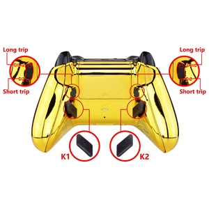 EXtremeRate Cromado Dorado Mejorado, Botones Programables y Remapables de Alta Gama y Bloqueo de Gatillos para Mando Xbox One S X Modelo 1708 - Product Image 3