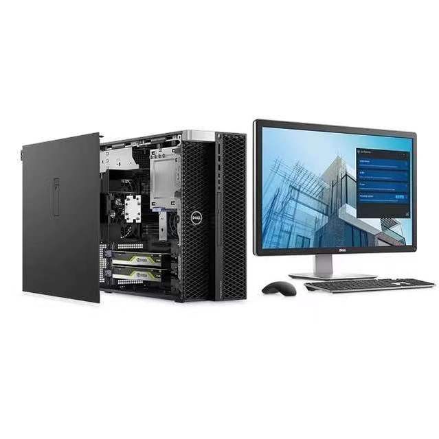 Original Del L DelT7920 Tower Workstation Intel Xeon 3104 DDR4 ECC Precision R7820 Chassis Stock Used Win 10 Pro 3-Year Warranty