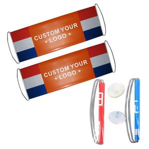 Bannière publicitaire défilante manuelle, bannière de supporter, logo personnalisé, bannières défilantes portables - Product Image 1