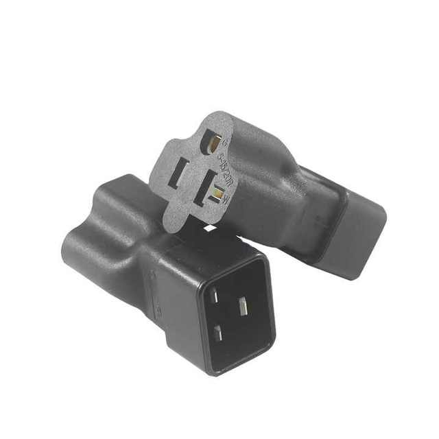NEMA 5-15R to IEC 320 C20 Adapter Plug Travel Outdoor Industrial Computer & Home Appliance 10A Rated Current US Plug Standard