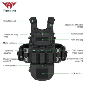 Chaleco Táctico Modular Yakeda para Operaciones Especiales, Corte Láser, Portaplacas Táctico, Chaleco Táctico, Plataforma Táctica para el Pecho - Product Image 4