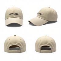 Casquette de baseball en toile durable à 6 panneaux pour les trajets quotidiens - Logo personnalisé, design unisexe sportif et formel