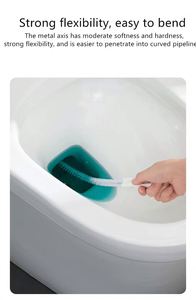 Brosse de dragage de canalisations, brosse de nettoyage pour cheveux et égouts de salle de bain, brosse de nettoyage de lavabo, nettoyeur de drain flexible, outil de débouchage de trous de cuisine - Product Image 3