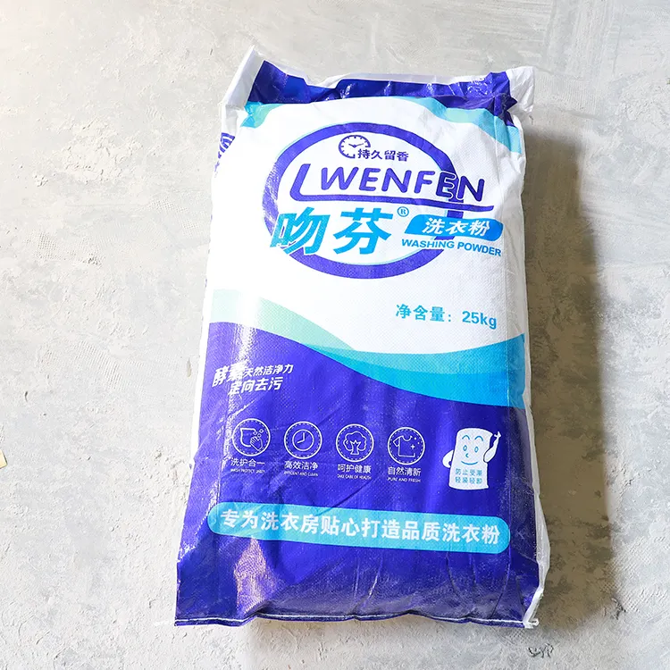 Lessive en poudre écologique de haute qualité savon 50kg pour laver les vêtements machine