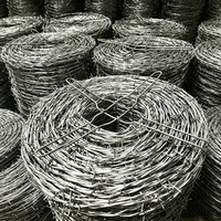 Grillage barbelé en acier inoxydable haute sécurité sur mesure avec protection durable pour les clôtures de voies ferrées, de fermes et de jardins