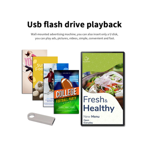 Trong nhà thang máy trung tâm mua sắm nhà hàng menu kỹ thuật số <span class=keywords><strong>LCD</strong></span> hiển thị treo tường kỹ thuật số biển cho quảng cáo - Product Image 3