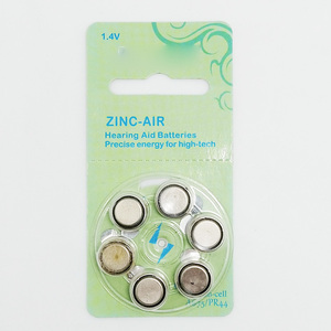 Batería de Audífono de Alta Calidad Libre de Mercurio 1.4V A312 A675 A13 A10, Batería de Botón de Zinc-Aire - Product Image 5