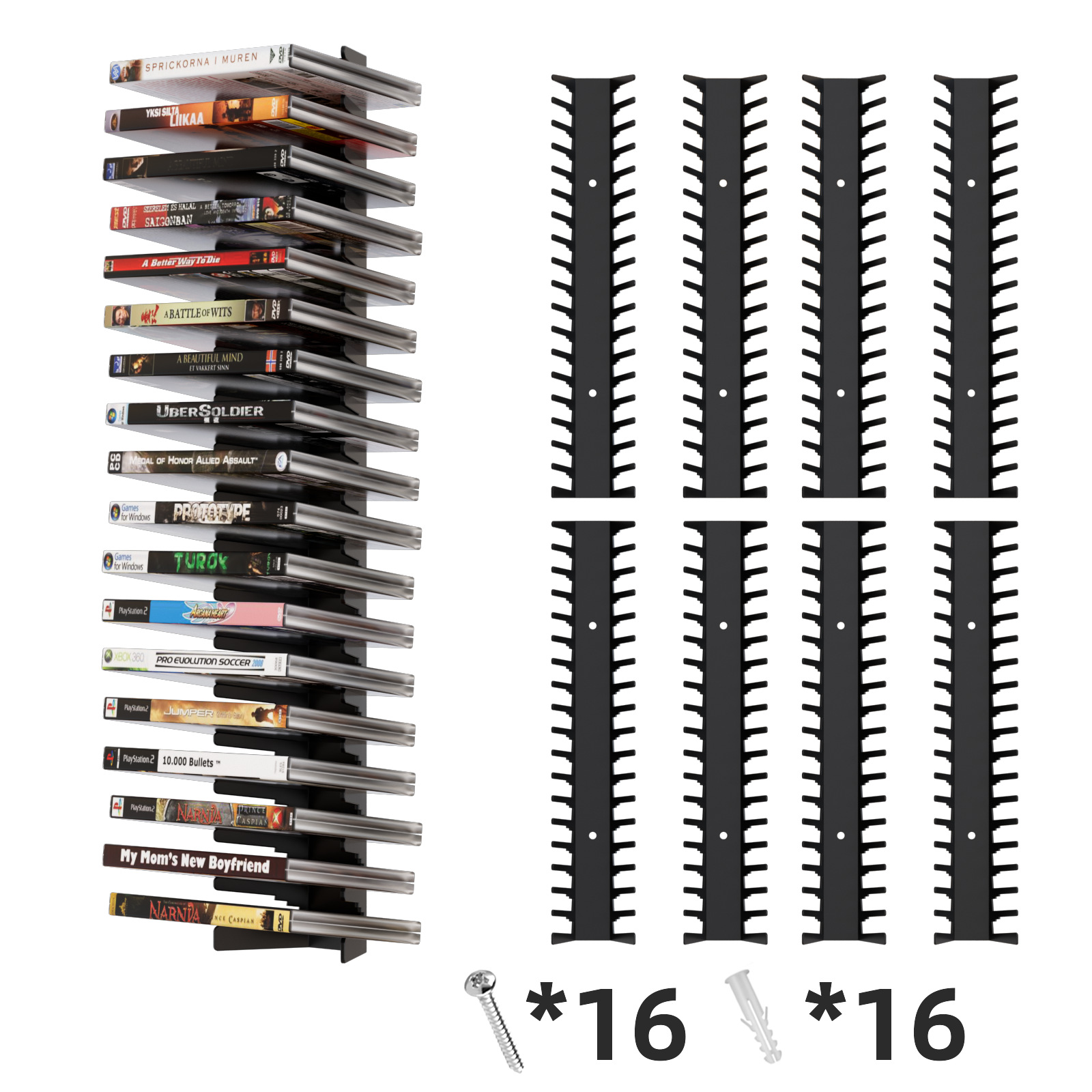 Black-set of 8