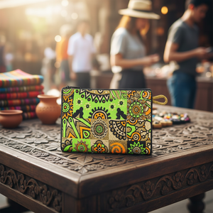 Monedero tejido con diseño de Mandala, monedero - Product Image 3