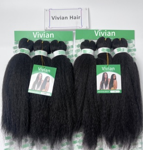 <span class=keywords><strong>Extension</strong></span> per trecce all'uncinetto Hot 18 pollici 3X Vixen, in fibra giapponese premium resistente al calore, effetto Yaki liscio e <span class=keywords><strong>ricci</strong></span> <span class=keywords><strong>afro</strong></span> kinky - Product Image 2