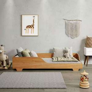 Cama Individual de Madera para Niños y Bebés, Muebles de Jardín de Infancia, Preescolar - Product Image 2