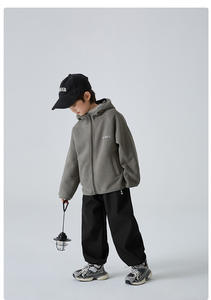 <span class=keywords><strong>Manteau</strong></span> d'hiver coréen doublé polaire à col rond pour garçon Hai Ma, nouvelle collection 2025, chaud et épais, mode enfant - Product Image 5