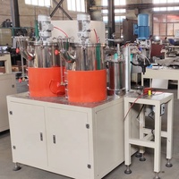Máquina de inyección de pegamento para cubierta final de filtro de dos compuestos A B para fabricación de filtros de aire