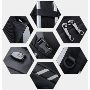 Custom Luxury Men Women Reflective Usb Backpack Travelling Back <b>Pack</b> <b>Bag</b> Durable Custom Waterproof Private Label Backpack - Product Image 3