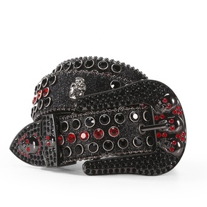 Petit quantité minimale de commande Diamant <span class=keywords><strong>Homme</strong></span> Strass <span class=keywords><strong>Ceinture</strong></span> Tendance Européenne Et Américaine Sib <span class=keywords><strong>Simon</strong></span> Strass Femme Western Ceintures En Cuir - Product Image 1
