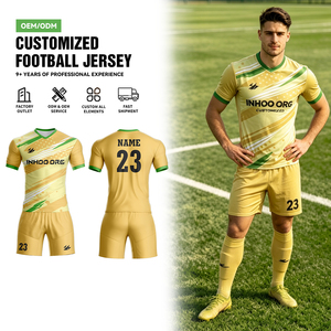 Maillot de football imprimé par transfert thermique pour les sports d'équipe, maillot de football personnalisé en polyester pour l'entraînement - Product Image 1