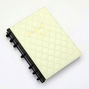 Vente en gros Couverture en cuir PU à disque Planification budgétaire mensuelle Agenda de planificateur financier - Product Image 3