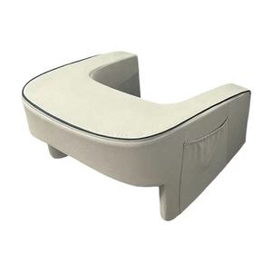 وسادة قراءة ناعمة بمسند ذراع ومكتب لاب توب للكبار مع جيب من الميموري فوم، مثالية للألعاب والعمل والقراءة على الأرض أو السرير أو الأريكة - Product Image 2