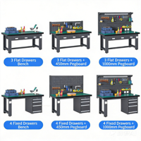 Banc de travail antistatique robuste, table d'opération pour l'entretien en atelier, table de travail en acier inoxydable pour laboratoire