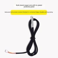 Ds18b20 para Módulo de Sensor de Temperatura del Agua Digital, Sonda Impermeable, Antiaceite, Antiinterferencias, Compatible con ESP32 Mind+