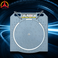 Plaques de rotation pour alignement de roues de garage WZ/470*500*50H/AL, capacité de charge 4 tonnes, plateforme tournante automobile, 2 pièces par ensemble