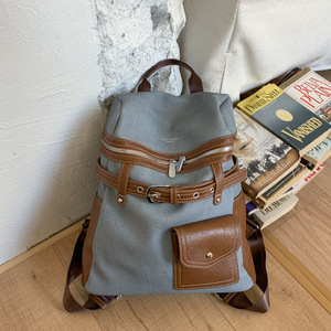 Nouveau Sac Fourre-tout Tendance Femme 2025 – Style Décontracté Bicolore Grande Capacité pour Étudiantes - Product Image 2