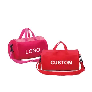 2024 summer new products custom printed logo Polyester kids Outdoor Sport mini travel bag One shoulder dance small duffle Bags