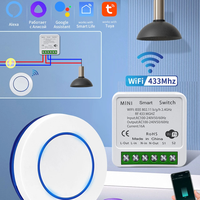 Interrupteur intelligent SIXWGH Tuya Smart Life 16A Wifi 433MHz, télécommande sans fil, contrôle vocal avec Alexa Google Home
