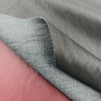 Cuir PU métallique en gros avec support en fil métallique |   Tissu à mémoire de forme souple pour des vêtements et vestes de luxe faciles à styliser
