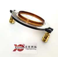 Kit d'accessoires pour haut-parleur : Diaphragme de tweeter à bobine mobile CCAW CCAR BNC DE400 44,4 mm en néodyme