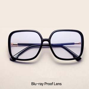 Gafas de Sol Cuadradas Extra Grandes de Moda Vintage con Logotipo Personalizado, Gafas de Computadora para Mujer, Gafas con Protección Contra la Luz Azul - Product Image 4