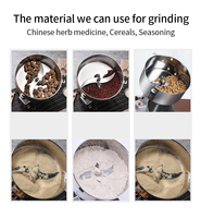 MJ 1500G Mini Machine à Moudre la Farine Petit Riz Maïs Épices Cacao Arachide Soja Herbe Grain Maison Poudre Sèche Broyeur