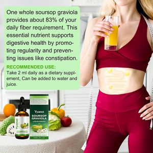 High quality Private Label Soursop Extract DROP DRINK Support Overall <b>Physical</b> Health & Nutrient Metablism Health Manufacturer - Product Image 5