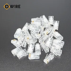 RJ11 RJ12 RJ45 موصل RJ11 RJ45 المكونات في موصل جاك مقبس اتصال معياري