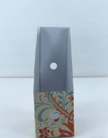 Boîte de rangement en papier à motif floral imprimé sur mesure |   Organisateur de bureau décoratif et boîte d'emballage cadeau