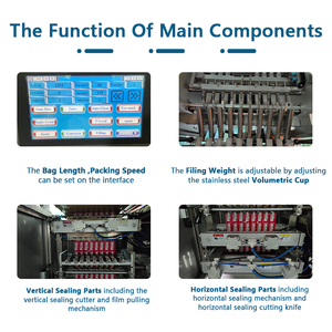 <strong>Automatic</strong> Multi Lanes Granule Sachet Filling Packaging <strong>Machine</strong> Multi-lane Salt Stick <strong>Four</strong> <strong>Side</strong> Seal Multi Lane Packing <strong>Machine</strong> - Product Image 4