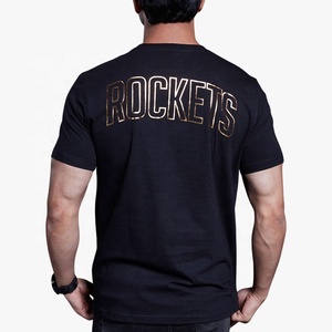 T-shirt <span class=keywords><strong>Homme</strong></span> Uni Bronzé de Haute Qualité en Gros, 220 Grammes, 100% Coton Jersey, Impression Numérique Personnalisée Effet Feuille d'Été - Product Image 5