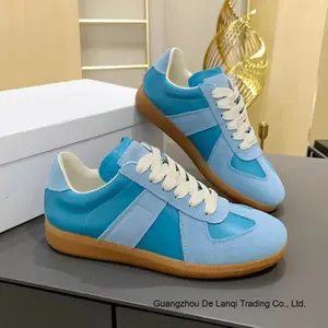 2024 <span class=keywords><strong>Sneakers</strong></span> da uomo primavera autunno <span class=keywords><strong>bianche</strong></span> in vera <span class=keywords><strong>pelle</strong></span> con lacci Casual scarpe da allenamento versatili per camminare in inverno - Product Image 5