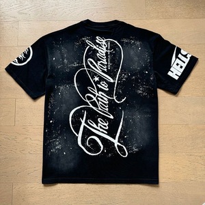 Camiseta de Manga Corta Holgada con Estampado de Ángel, Estilo Vintage, Unisex para Hombre y Mujer, Ropa Urbana, Hell Street Nfc - Product Image 4