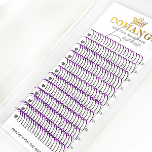 CoMango Extension Ciglia Colorate con Glitter e Punte, Ciglia Singole Lucide alla Moda, Ciglia in Visone Morbido Mix di Colori - Product Image 6