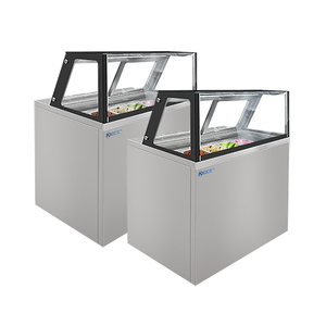 Congelador Exhibidor de Helados Belnor/Kohinur de Acero Inoxidable y Vidrio con Enfriamiento por Aire para Restaurantes/Hoteles - Product Image 1