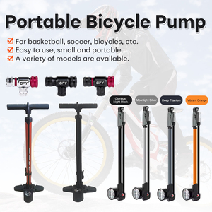 Pompe à air pour pneus <span class=keywords><strong>de</strong></span> vélo Oufeya, <span class=keywords><strong>adaptateur</strong></span> <span class=keywords><strong>de</strong></span> valve durable / valve Presta, mini pompe à air pour vélo <span class=keywords><strong>de</strong></span> montagne - Product Image 2