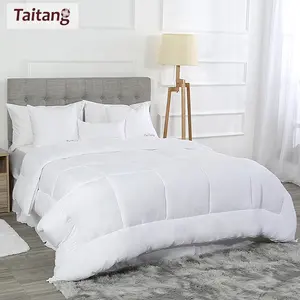 Taitang Comforter Set Khách Sạn Duvet Bán Buôn Luxury Mềm Trắng Nữ Hoàng Vua Kích Thước Bộ Đồ Giường Khách Sạn Comforter