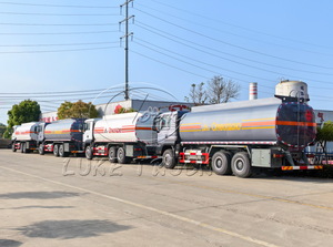 Camion-citerne à huile de qualité supérieure 25000L-30000L, camion-citerne en acier pour huile et carburant, matériel d'ingénierie pour le ravitaillement - Product Image 2