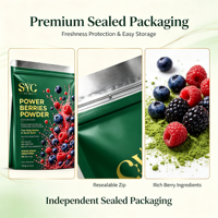 SYC BIO Power Berries Seeds Blend, mélange de graines de baies, complément alimentaire premium à base de plantes pour adultes, soutien immunitaire quotidien, 150 g, 30 portions, smoothies