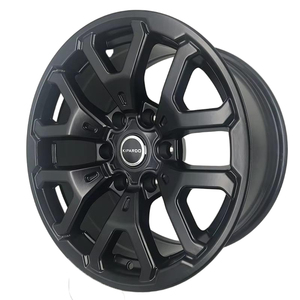 Rines de Aleación Kipardo de 16 Pulgadas 4x4 Todoterreno, Color Negro Mate, 6x139.7, Rines de Aluminio para Camioneta, SUV, Hilux, Ranger, Triton, Land Cruiser - Product Image 3